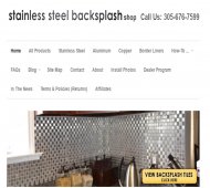 Stainless Steel Backsplash